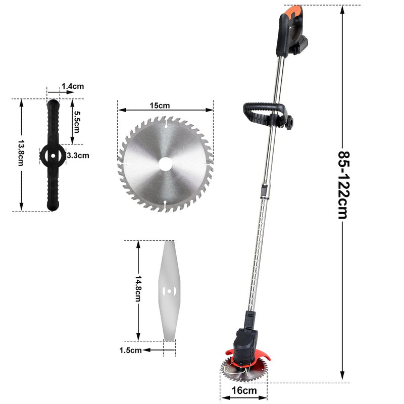 Sonnewelt battery grass trimmer 20V 8000 rpm