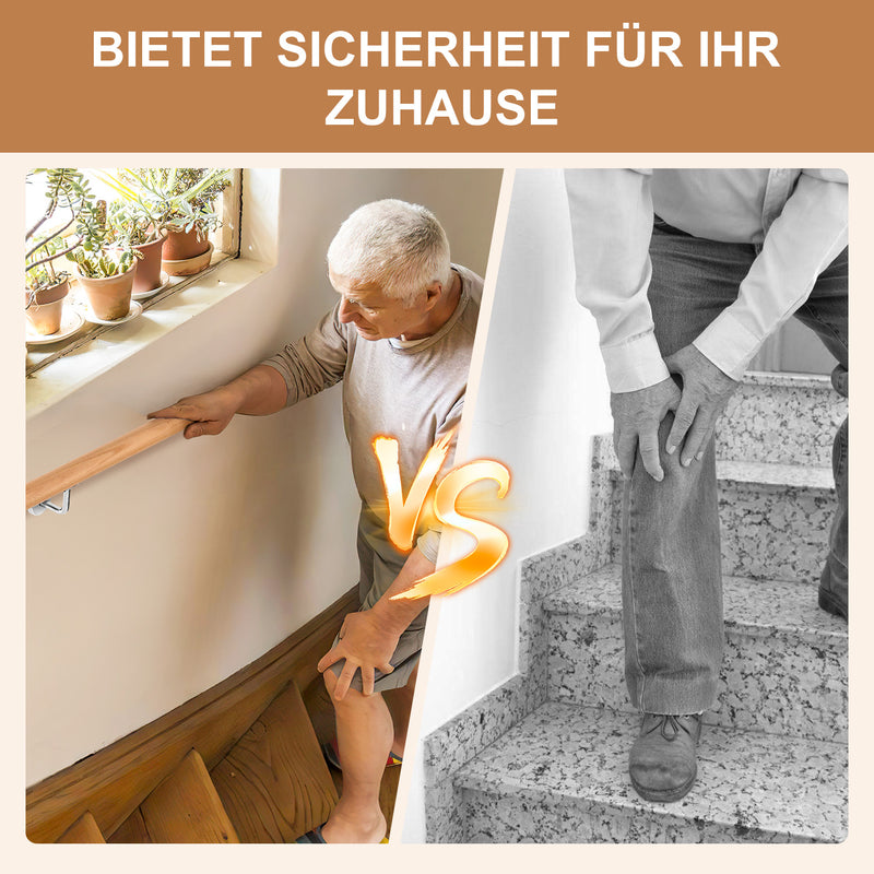 Sonnewelt Handlauf Buche Holz Wandhandlauf 50- 200cm