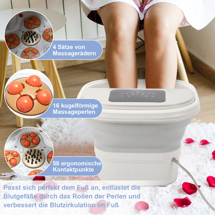 Sonnewelt Fußmassagegerät elektrisch Wärme Klappbare
