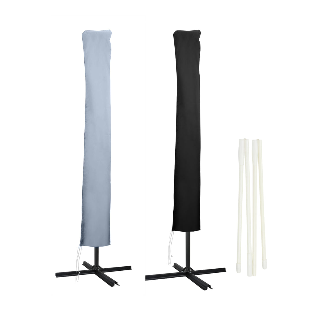 Sonnewelt Sonnenschirm Schutzhülle Abdeckung mit Stab