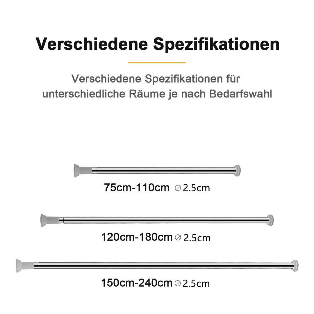 Sonnewelt Teleskopstange Duschstange 70-260cm