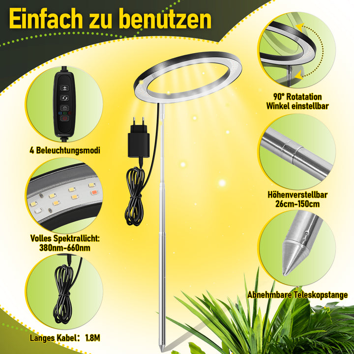 Sonnewelt LED Pflanzenlampe 13W  LED Vollspektrum