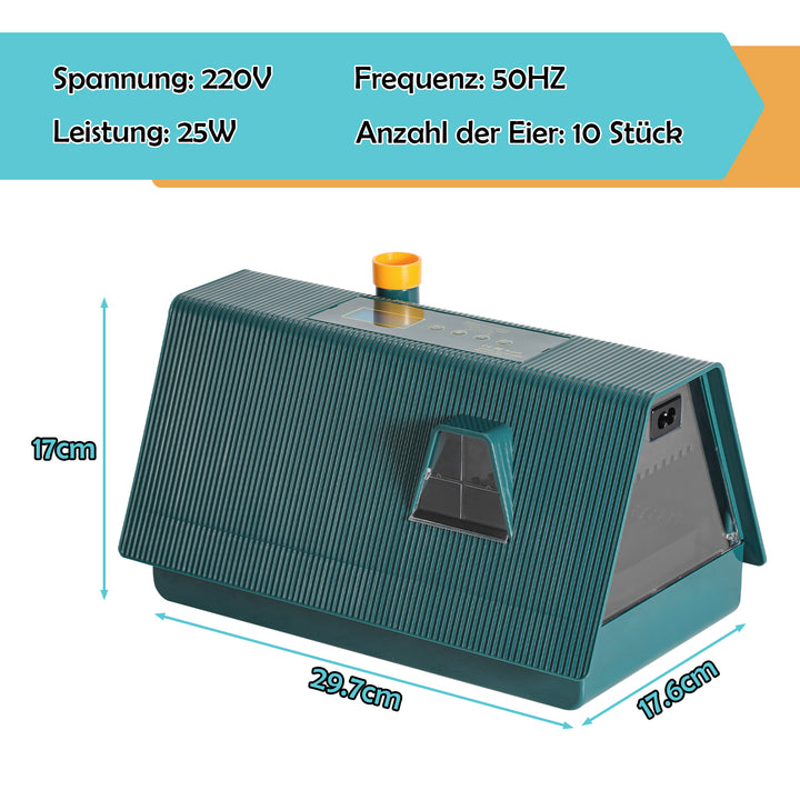 Sonnewelt Incubator automatic for 10 chicken eggs