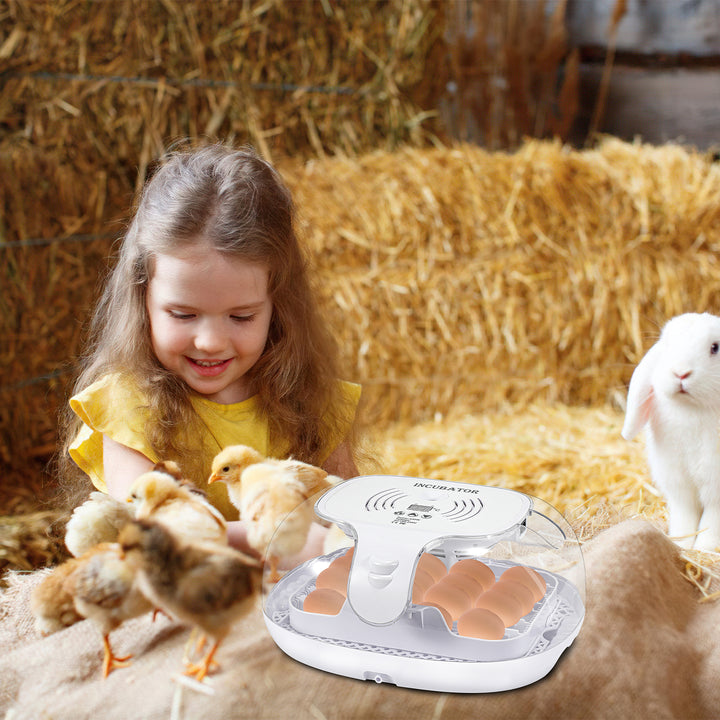 Sonnewelt Brutautomat Vollautomatisch Inkubator für Hühner 16 Eier
