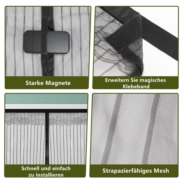 Sonnewelt Magnetic Fly Screen Door Insect Protection