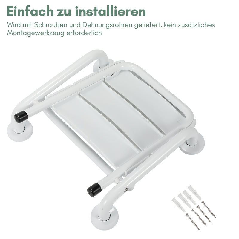 Sonnewelt Duschklappsitz Duschhocker Wandmontage