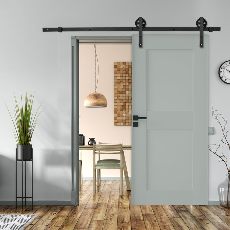 Sonnewelt Schiebetürbeschlag Set Schiebetürsystem 152cm/183cm/200cm/244cm/363cm