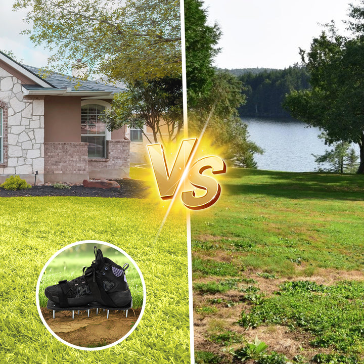 Sonnewelt 1 Paar Nagelschuhe Rasenbelüfter für Bodenbeschichtung