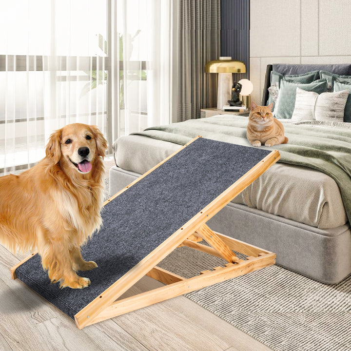 Sonnewelt dog ramp dog stairs made of wood