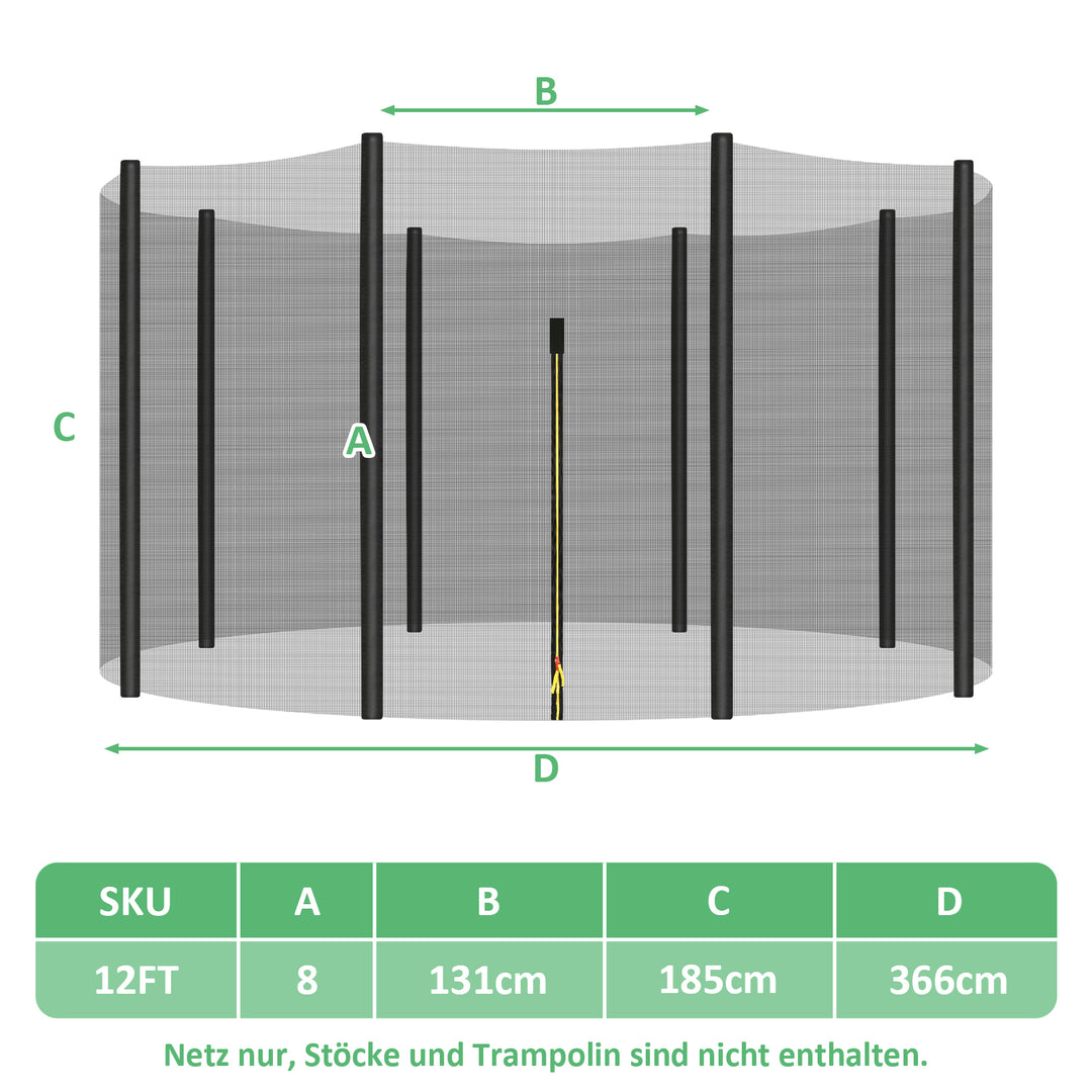 Sonnewelt Trampolin Sicherheitsnetz Ersatzteile
