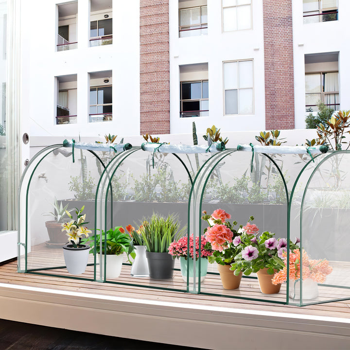 Sonnewelt Gewächshaus Foliengewächshaus PVC Transparent