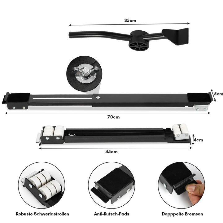 Sonnewelt Washing Machine Base Frame Wheels Adjustable