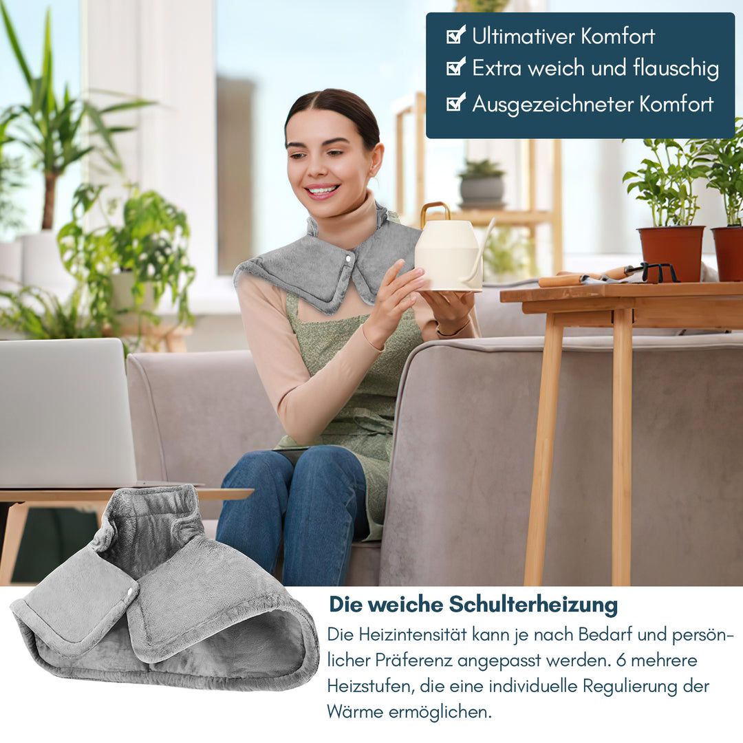 Sonnewelt Heizkissen Heizcape für Rücken Schulter