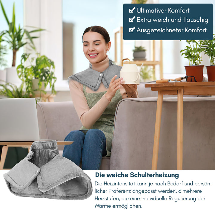 Sonnewelt Heizkissen Heizcape für Rücken Schulter