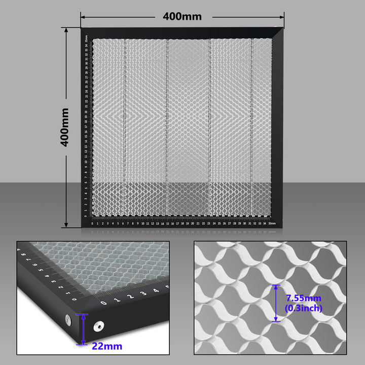 Sonnewelt honeycomb table for laser engraving machine 400x400x22mm