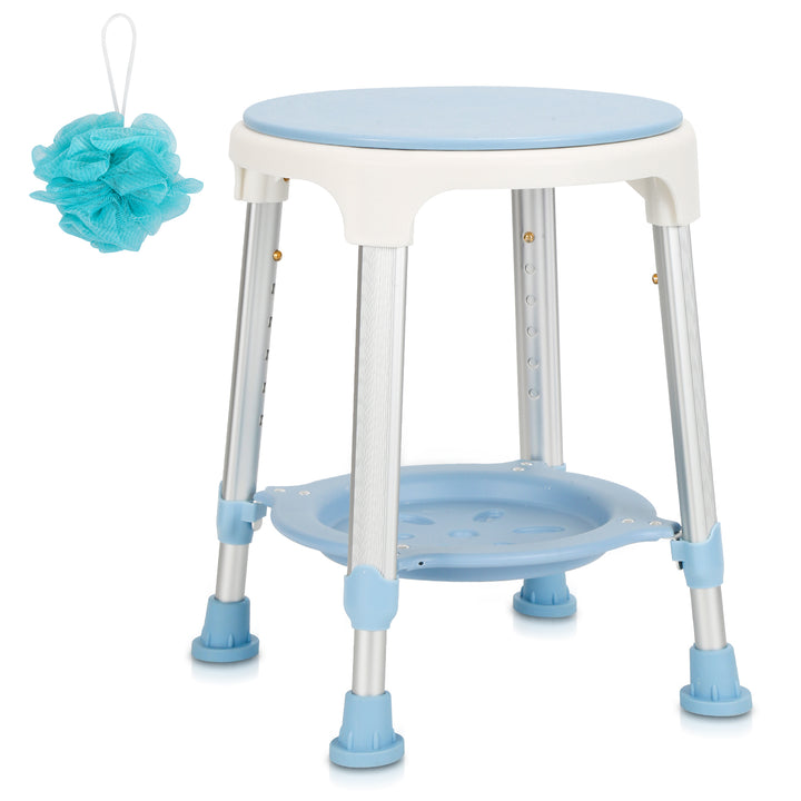 Sonnewelt shower stool 360° rotatable with pallets