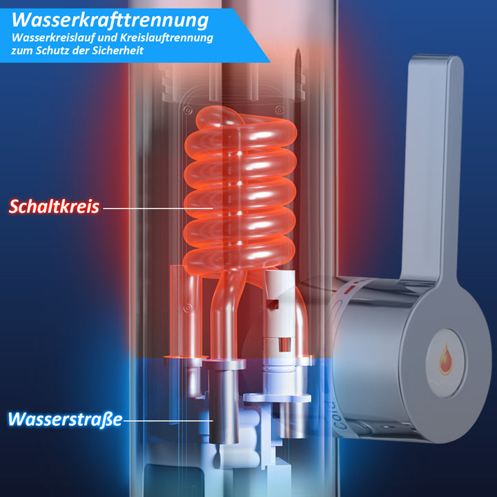 Sonnewelt 3KW Elektrischer Wasserhahn LED Temperaturanzeige