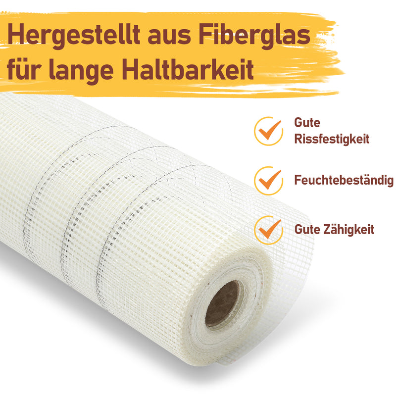 Sonnewelt Armierungsgewebe Putzgewebe 1m x 50m 160 g/m²