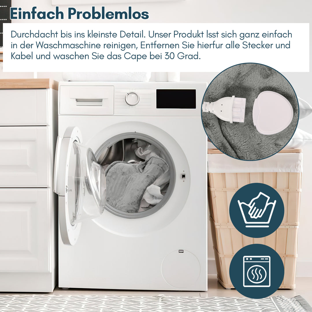 Sonnewelt Heizkissen Heizcape für Rücken Schulter