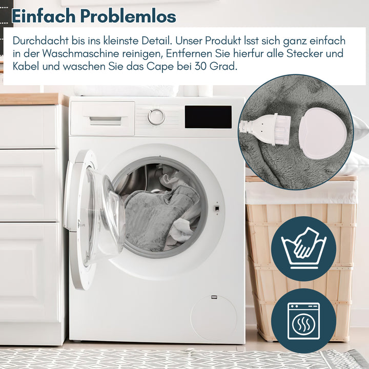 Sonnewelt Heizkissen Heizcape für Rücken Schulter