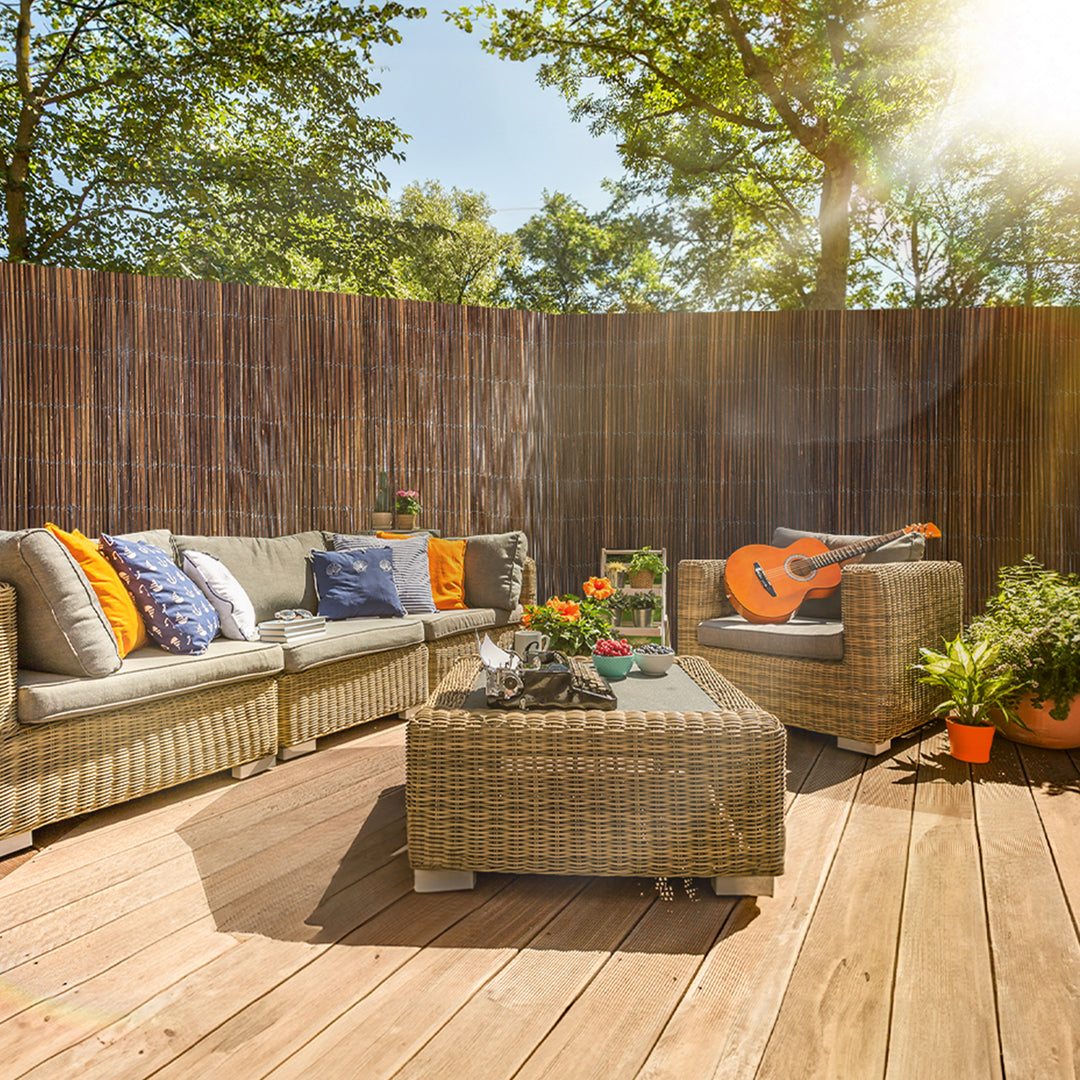 Sonnewelt Weidenzaun Weidenmatte Sichtschutz