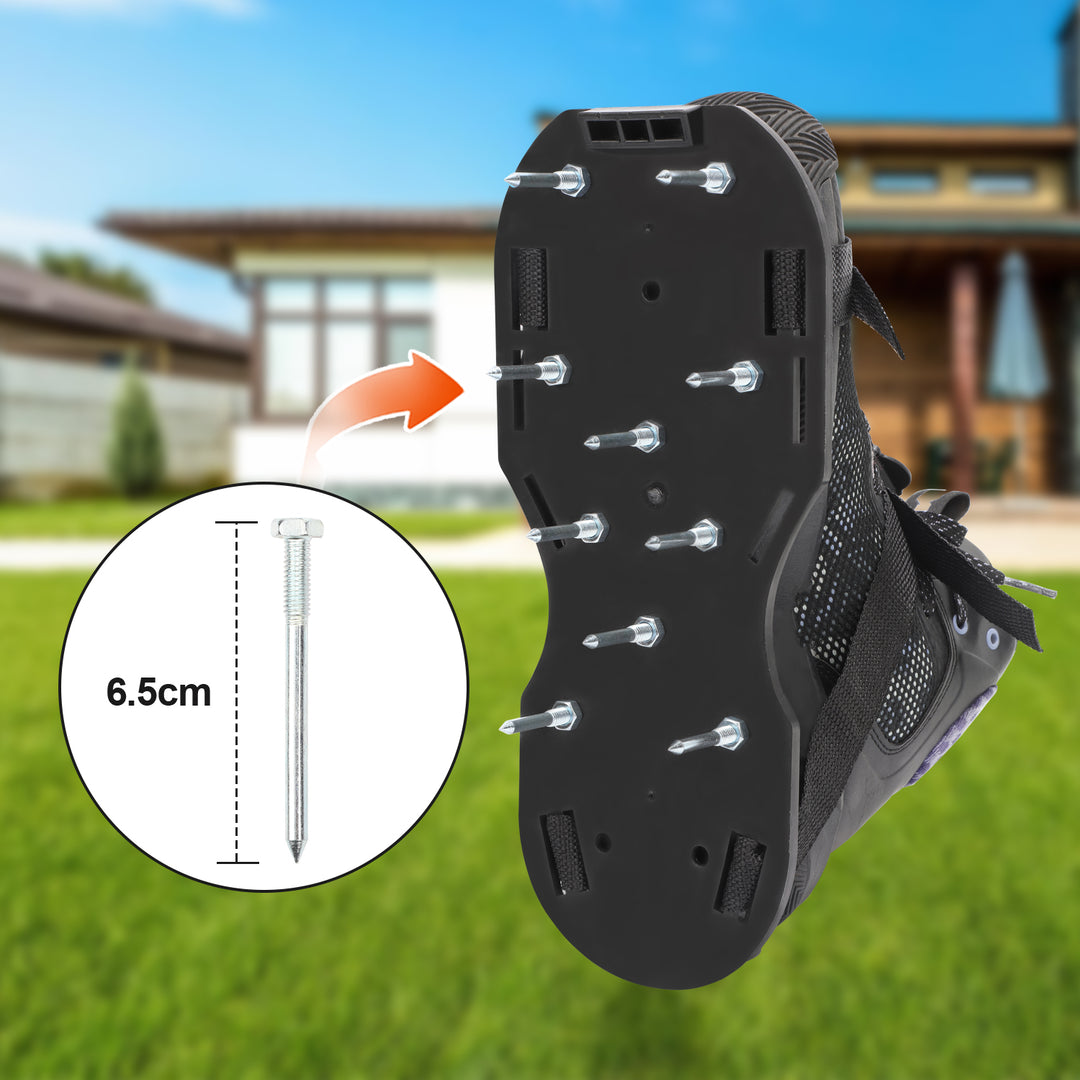 Sonnewelt 1 Paar Nagelschuhe Rasenbelüfter für Bodenbeschichtung
