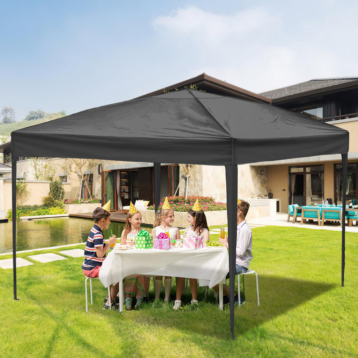 Sonnewelt Pop-Up Pavillon Gazebo mit Zentralverriegelung 3x3m