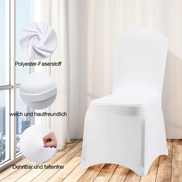 Sonnewelt universal chair covers elastic white