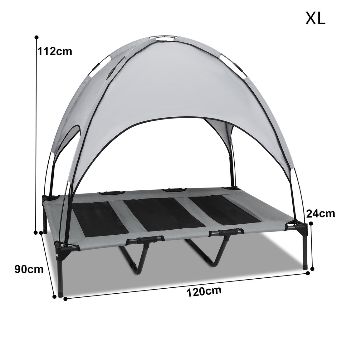Sonnewelt Haustierbett mit Baldachin für Indoor & Outdoor