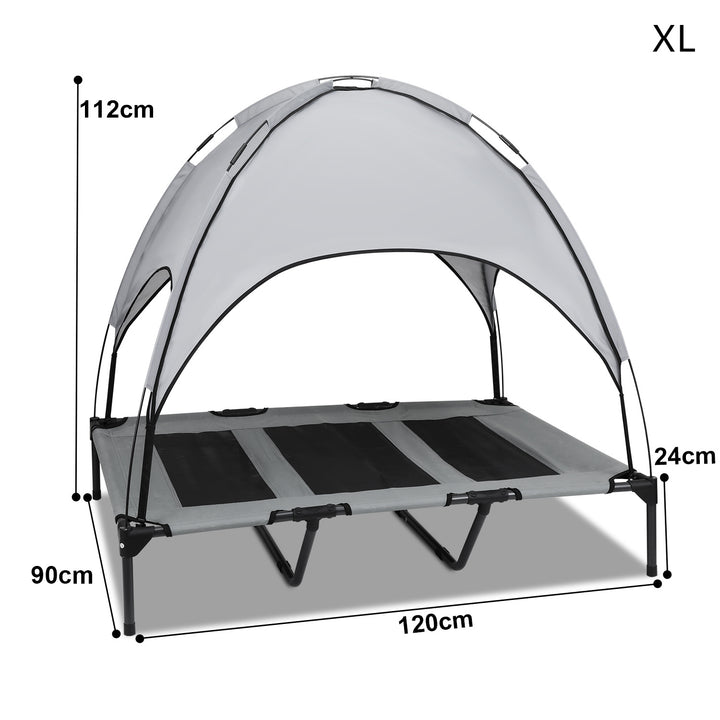 Sonnewelt Haustierbett mit Baldachin für Indoor & Outdoor