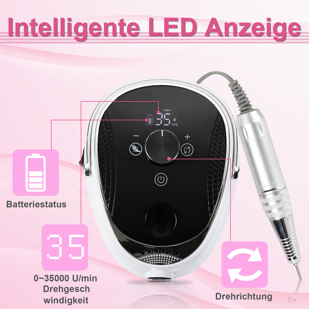 Sonnewelt Electric Nail Cutter Pedicure 35000 rpm