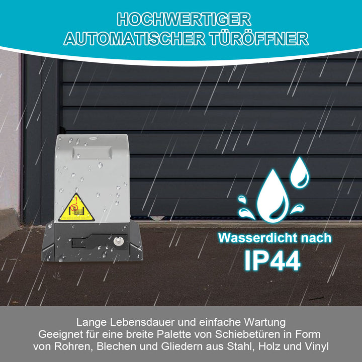 Sonnewelt Schiebetorantrieb Garagentorantrieb mit App-Steuerung 370W/550W