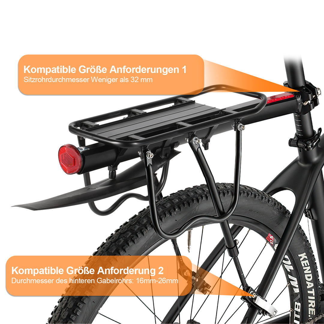 Sonnewelt Bicycle Luggage Rack Universal for 24-29 inch