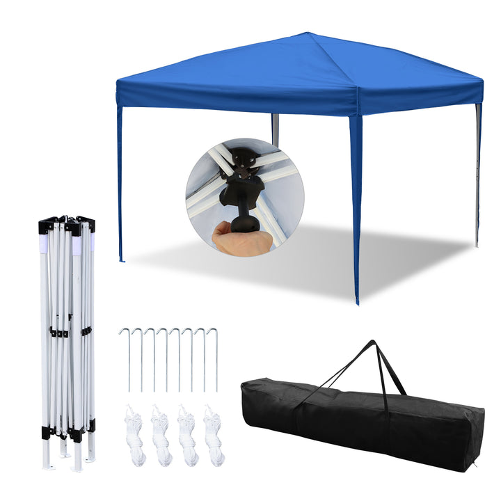 Sonnewelt Pop-Up Pavillon Gazebo mit Zentralverriegelung 3x3m