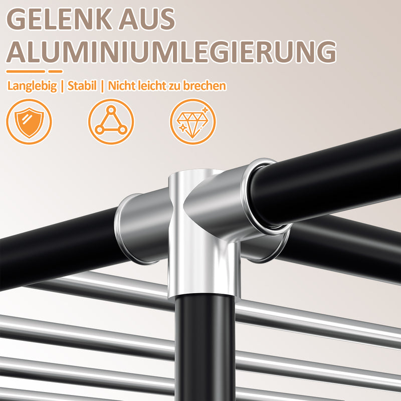 Sonnewelt Klappbarer Kleiderschrank Schlafzimmerschrank
