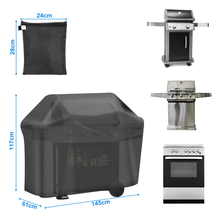 Sonnewelt Grillabdeckung Gasgrill Grill Abdeckhaube