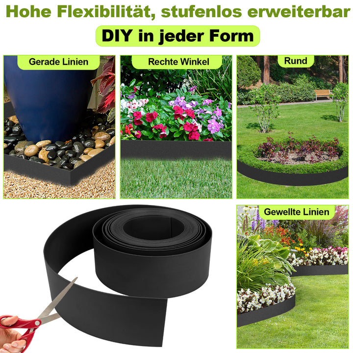 Sonnewelt lawn edging PE plastic
