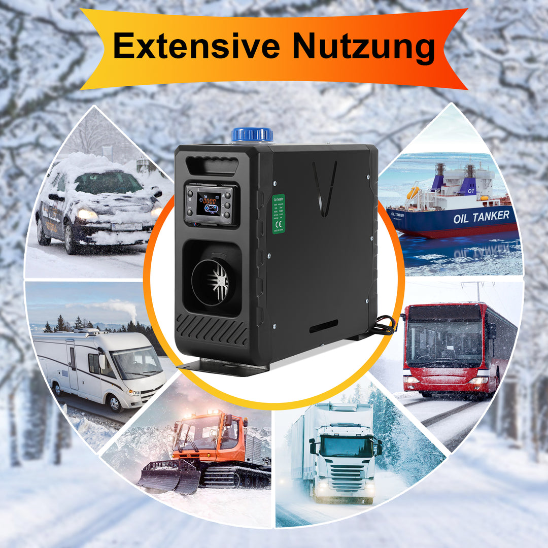 Sonnewelt 8KW 12V Diesel Standheizung LCD Bluetooth APP