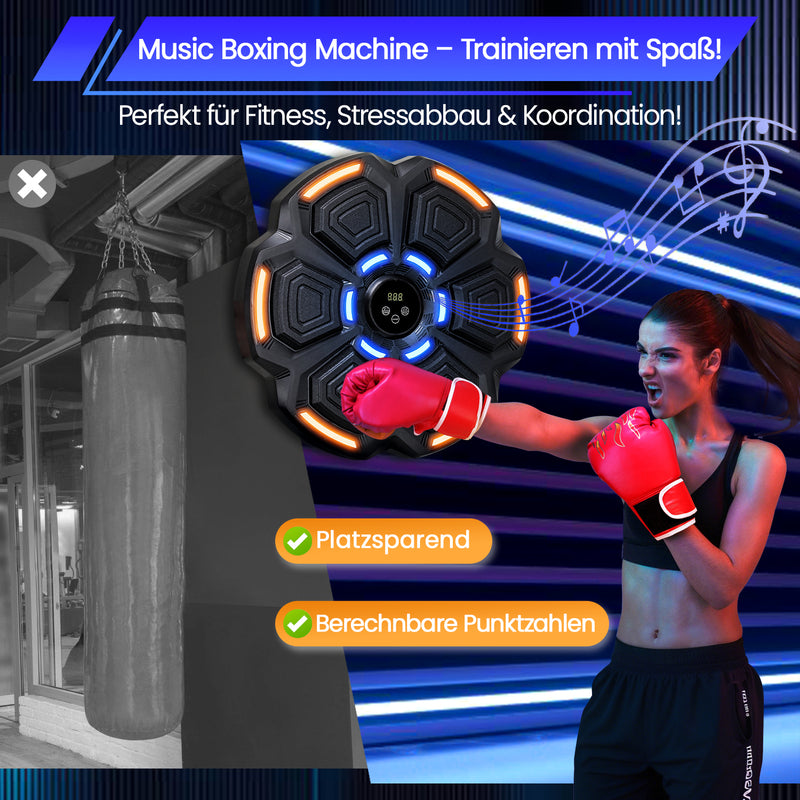 Sonnewelt Music Boxing Machine LED Box-Wandhalterung für Erwachsene Kinder