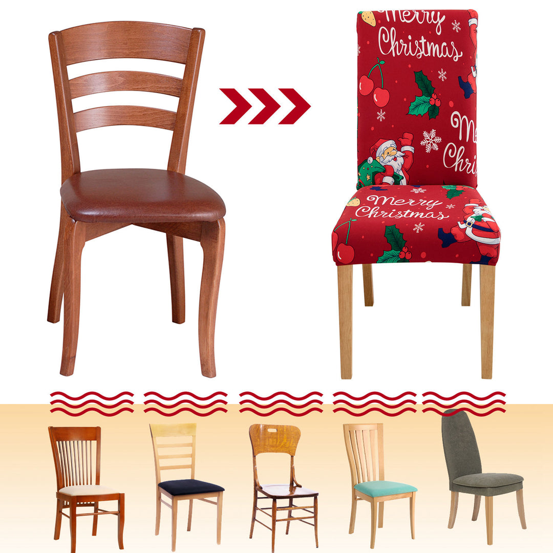 Sonnewelt Stuhlhussen Weihnachten 6er Set