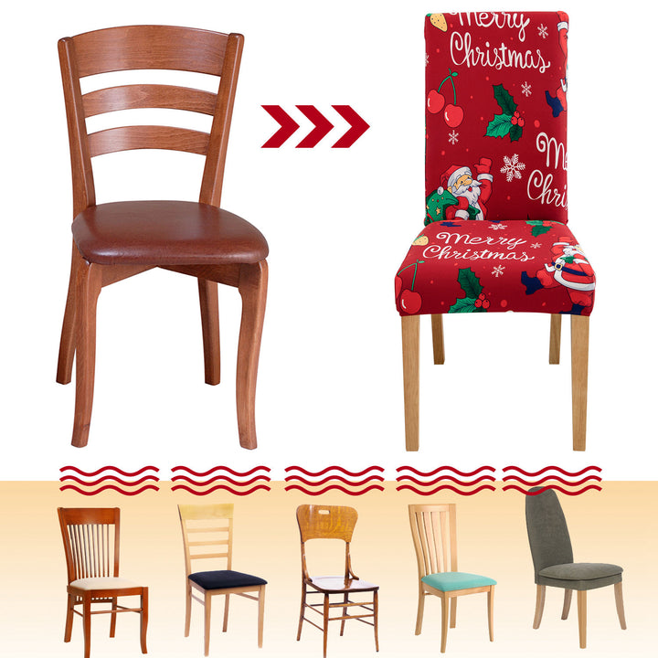 Sonnewelt Stuhlhussen Weihnachten 6er Set