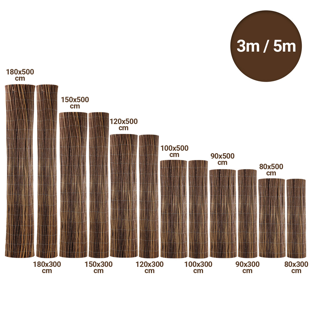 Sonnewelt Weidenzaun Weidenmatte Sichtschutz