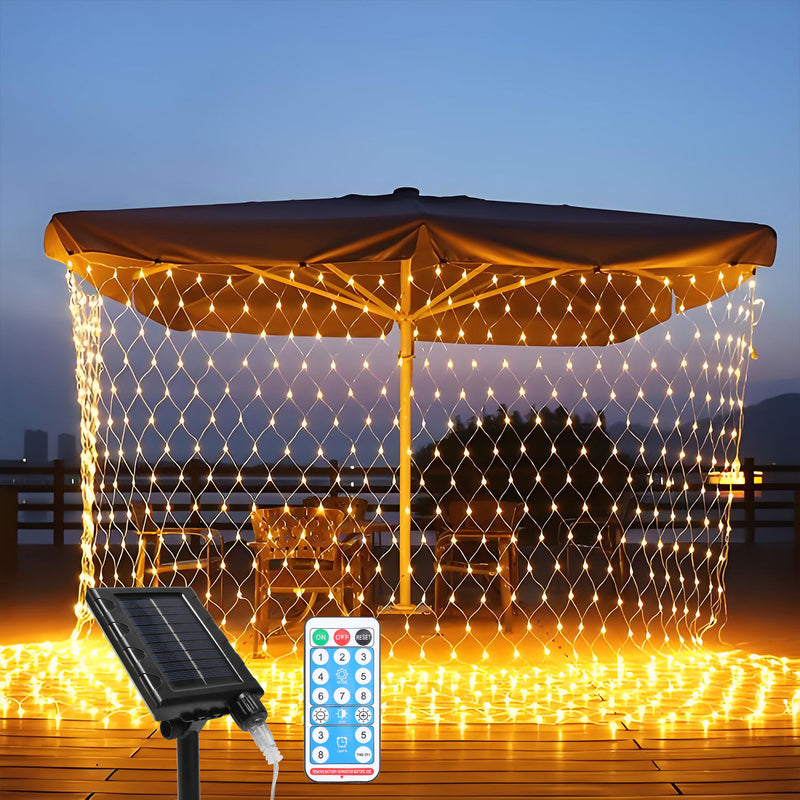 Sonnewelt LED light net solar with remote control