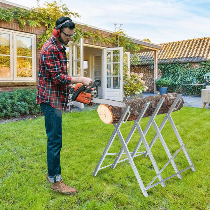 Sonnewelt sawhorse metal, galvanized. Max. load 150 kg
