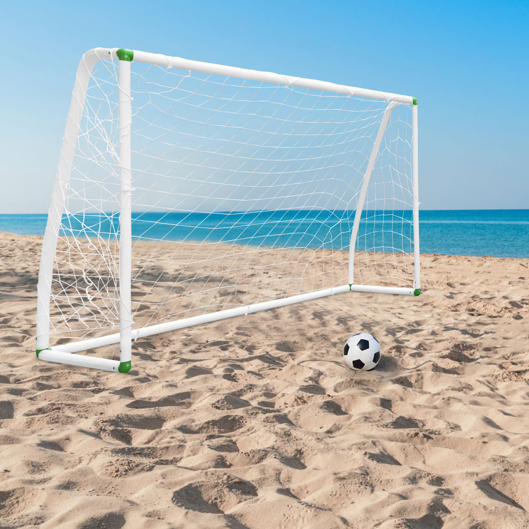 Sonnewelt Fußballtor PVC mit Netz Tragbares