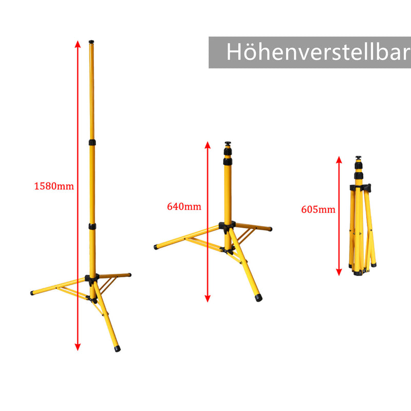 Sonnewelt Teleskop Stativ für Baustrahler(Einzelne Halterung)