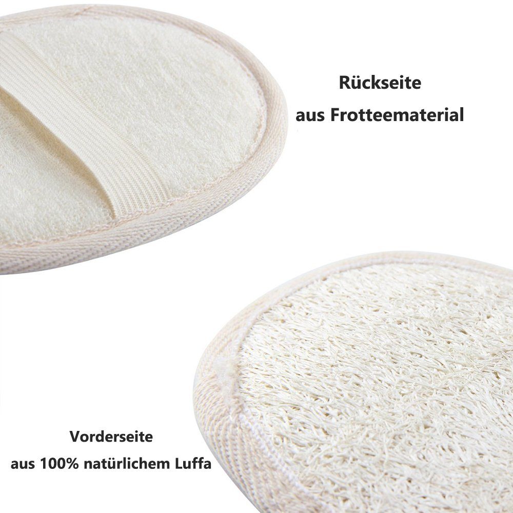 Sonnewelt 3X Luffa Schwamm Körper Peeling