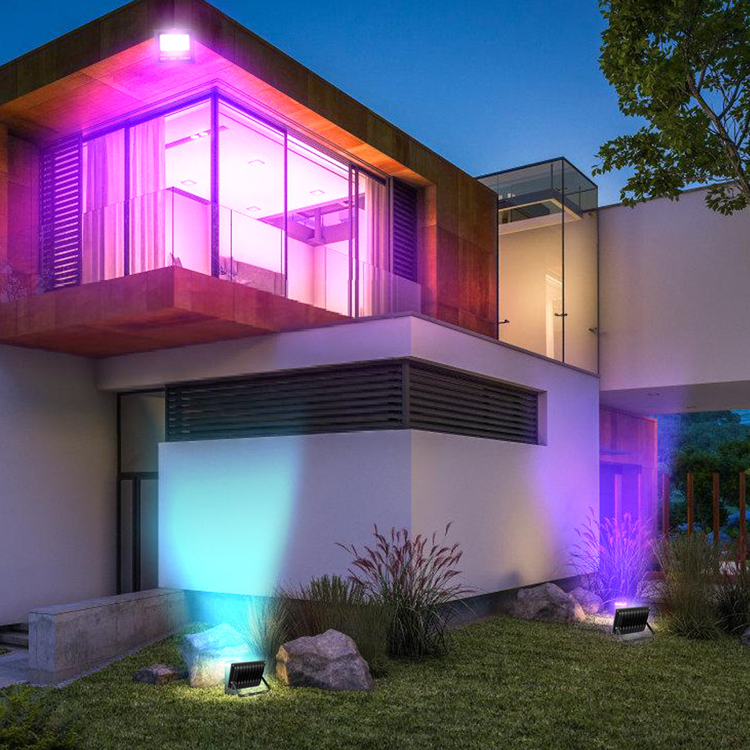 Sonnewelt RGB LED Strahler 50W 2 Stück Bluetooth APP-Steuerung