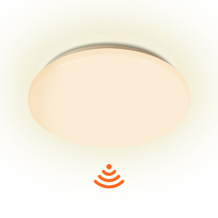 Sonnewelt LED Deckenlampe mit Bewegungsmelder 12W Warmweiß