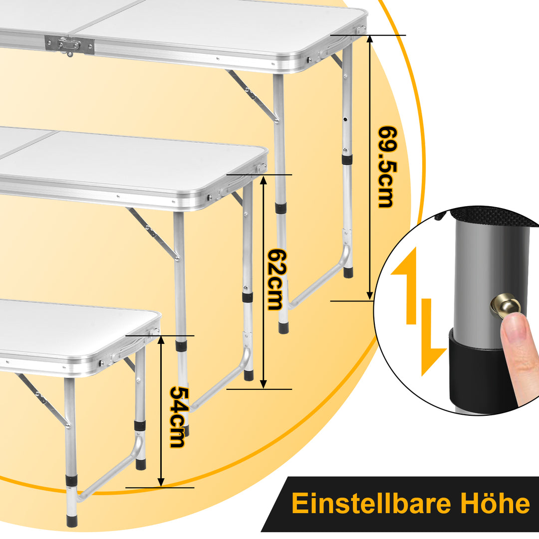 Sonnewelt foldable camping kitchen with 2 compartments